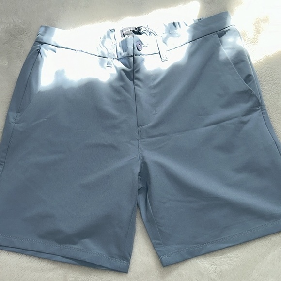 OAK & IVI   blue Shorts with Elastic Waistband - Picture 2 of 16